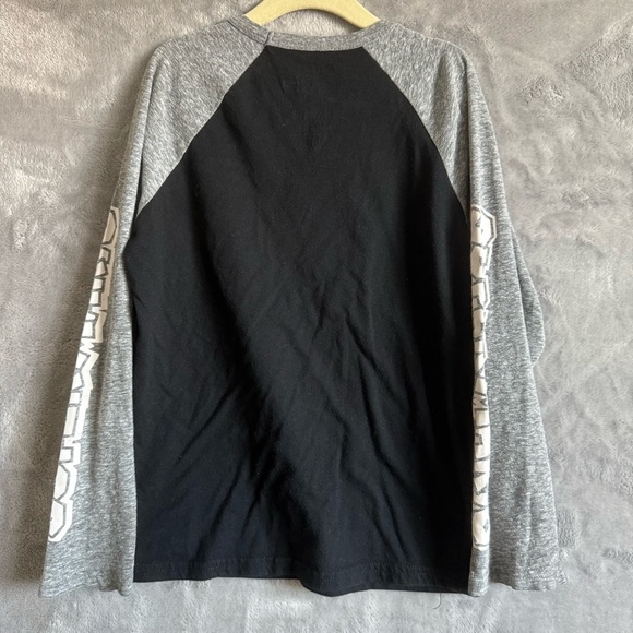 Super Mario Long Sleeve Black and Grey Tshirt with Graphic Size Small - Picture 5 of 7